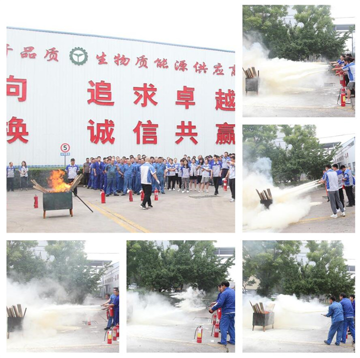 隨后，集團消防安全員為廣大職工講解滅火器和消防水槍的使用方法，并現場演示。廣大員工積極參與到教學演練當中，進一步鞏固消防培訓知識。