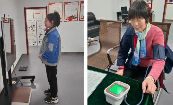 在黨群活動中心活動現場,我們用專業的儀器設備為女神們進行量血壓、測血脂等各種檢查,倡導健健康康生活的理念,幫助女神們在生活和工作中提高對疾病的重視程度。.jpg 在黨群活動中心活動現場,我們用專業的儀器設備為女神們進行量血壓、測血脂等各種檢查,倡導健健康康生活的理念,幫助女神們在生活和工作中提高對疾病的重視程度。.jpg